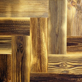 Деревянная плитка из амбарной доски (Шашки)