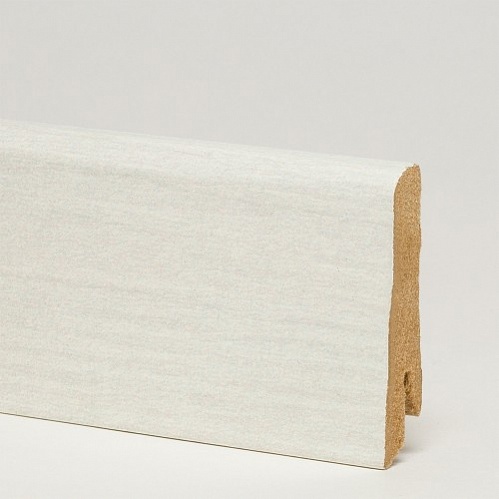 Фото товара плинтус Cork Style Oak Polar White шпонированный пробковый